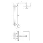 Rosan S2 baterija za tuš kadu 2t37351 - Слика 2
