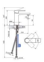 Rosan S2 baterija za lavabo 230101 - Слика 2