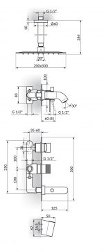 Rosan S2 Uzidna baterija za kadu 231707 - Slika 2