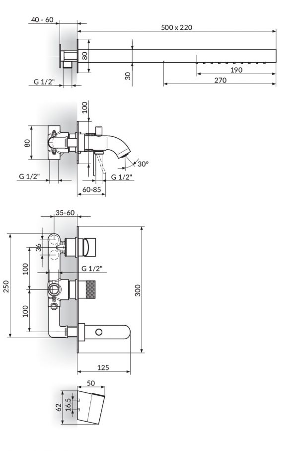Rosan S2 Uzidna baterija za kadu 231709 - Слика 2