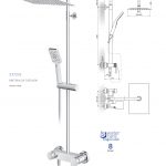 Rosan S2 baterija za tuš kadu 237251