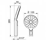 Tuš ručica PTR3C12 - Слика 2