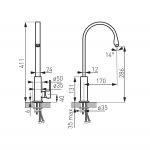 Ferro baterija sudopera serija Zicco BZI4 - Слика 4
