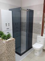 tuš kabina grej linni