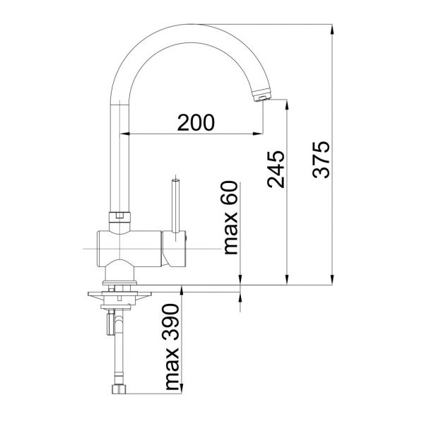 HERZ baterija za sudoperu Fresh 01140/3CEVI - Слика 2