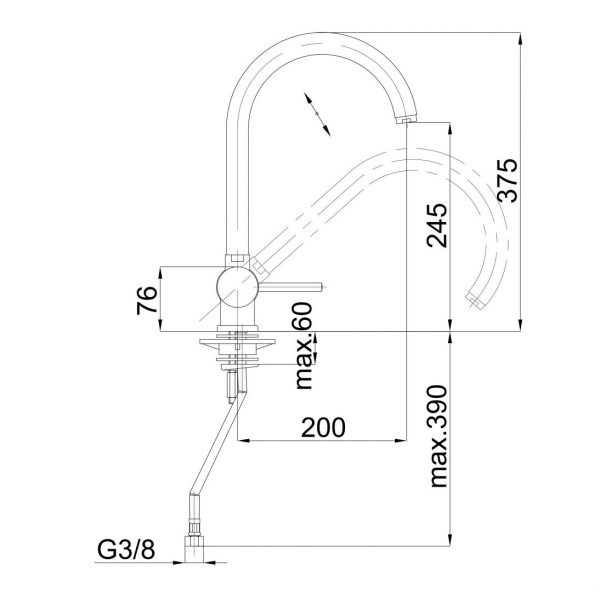 HERZ baterija za sudoperu Fresh 01138 - Слика 2