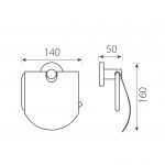 Držač toalet papira Grace AC15 - Слика 2