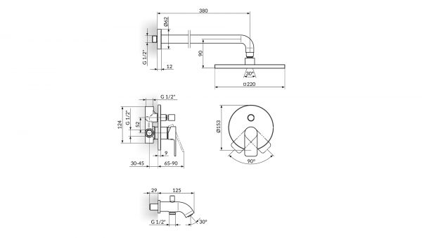 Rosan Baterija S2 Black 231701B - Слика 2