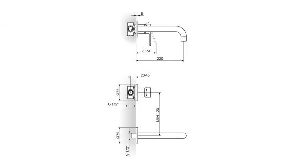 Rosan Baterija S2 Black 231402B - Slika 2