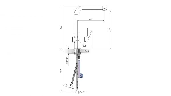 Rosan Baterija S2 Black 238201B - Slika 2