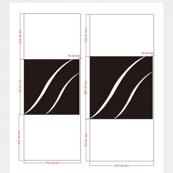 Tuš stena Elegance Linni Logo/8MM - Slika 2