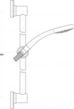 Herz set konzola i ručica tuša 12460 - Слика 2