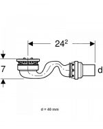 Sifon za tuš kadu Sestra - Слика 2