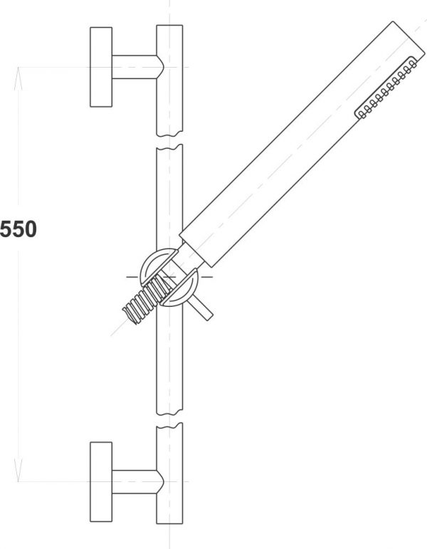 Herz set konzola i ručica tuša 12460 - Слика 2