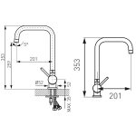 Ferro baterija sudopera serija Toledo/BTD4FUW - Слика 2