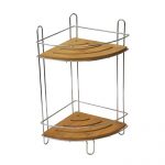 Tendance Dvostruka Ugaona polica Bambus