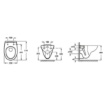 Polo konzolna WC šolja SA WC DASKOM - Слика 2