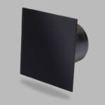 texo ventilator sa klapnom stakleni mat crni