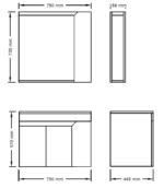 Kupatilski nameštaj IRIS 75