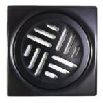 maxivod crna mat podna rešetka sa linijama