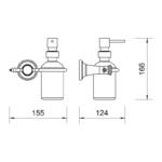 Dozer za tečni sapun Antica AAI34BR - Слика 2