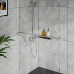 Polica za tuš kabinu Walk-in hrom