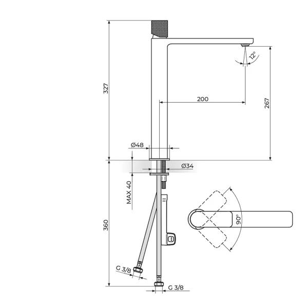 Rosan Baterija S2 black & gold 230501BG - Слика 2