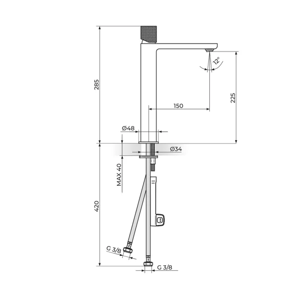 Rosan Baterija S2 black & gold 230109BG - Слика 2