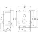 Ferro ugradna baterija za kadu Fiesta/BFI7P2BOX - Слика 2