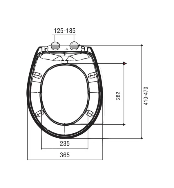 Daska za WC Šolju Akdeniz 300 - Слика 3