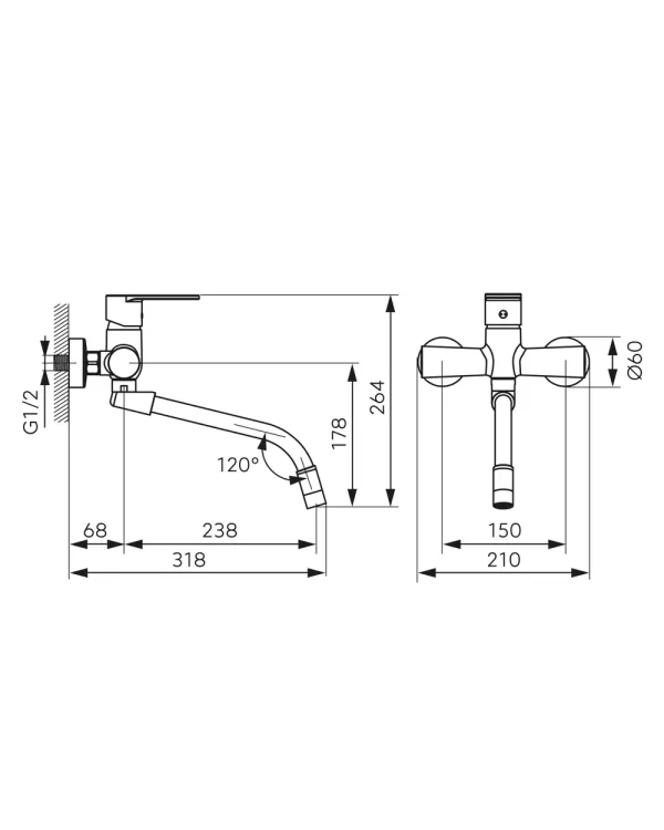 Ferro baterija sudopera serija Algeo BAG5FB - Слика 2