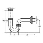 Sifon za umivaonik 5611 - Слика 3