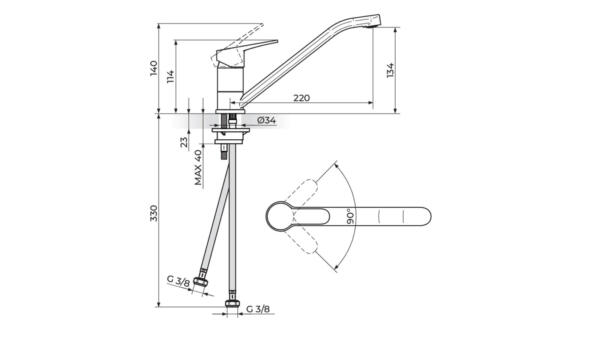 Rosan Baterija Blau B138100 - Слика 2