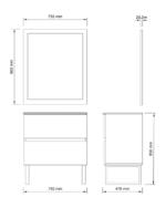 Livorno 75 kupatilski nameštaj - Слика 3