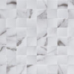 Rimini Relieve Blanco Brillo 33,5 x 55