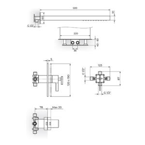 Termo uzidna slavina 2t31201-tc