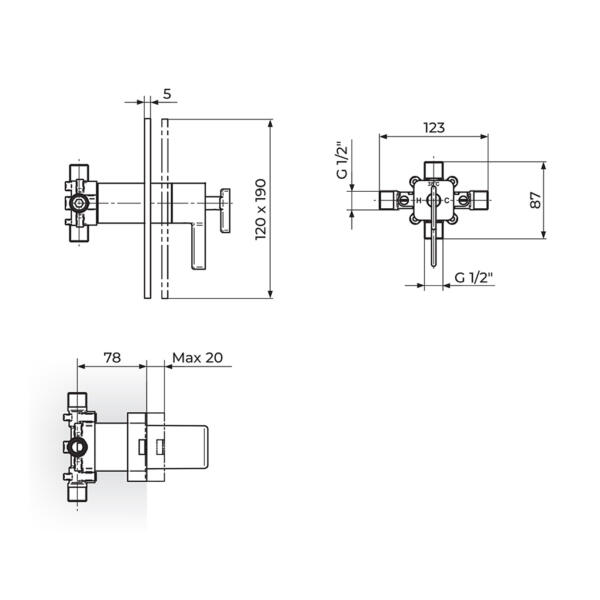 Rosan Uzidna Baterija S2 Thermo 2T31901B - Слика 2