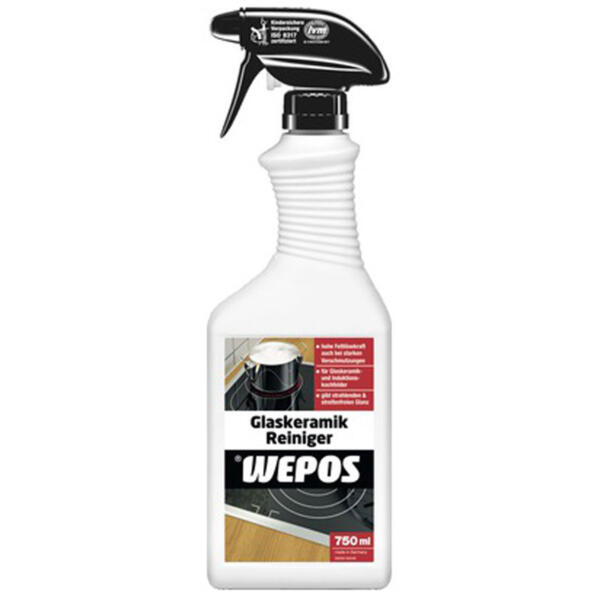 Wepos Staklo – keramička ploča čistač 750 ml - Слика 1