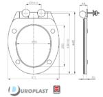 WC daska duroplast SLIM - Слика 3