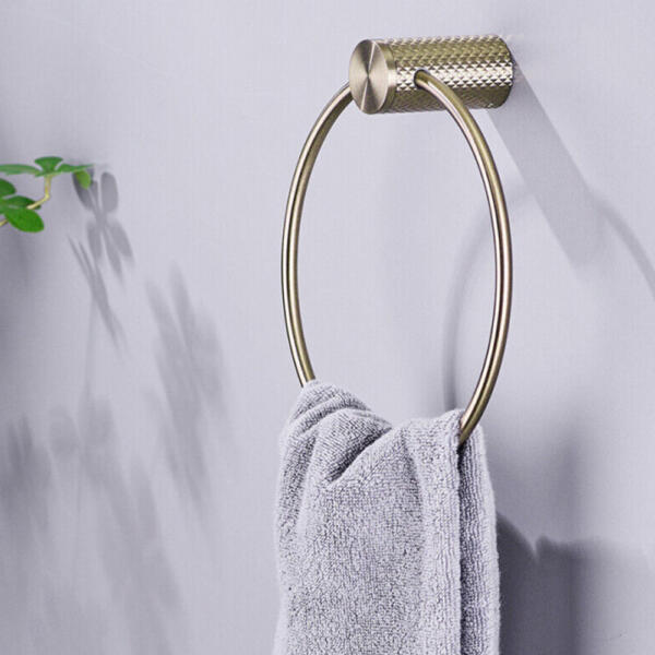 Držač malog peškira CONCEPT DIAMOND brušeni mesing - Слика 2