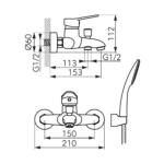 Baterija za kadu serija ISSO BIS11 - Слика 2