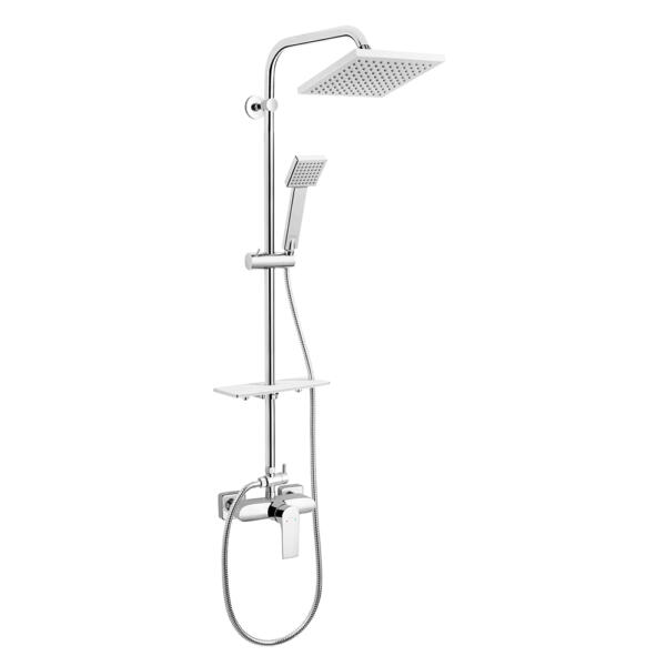 Algeo Square baterija sa usponskim tušem NP74-BAQ7U - Слика 1