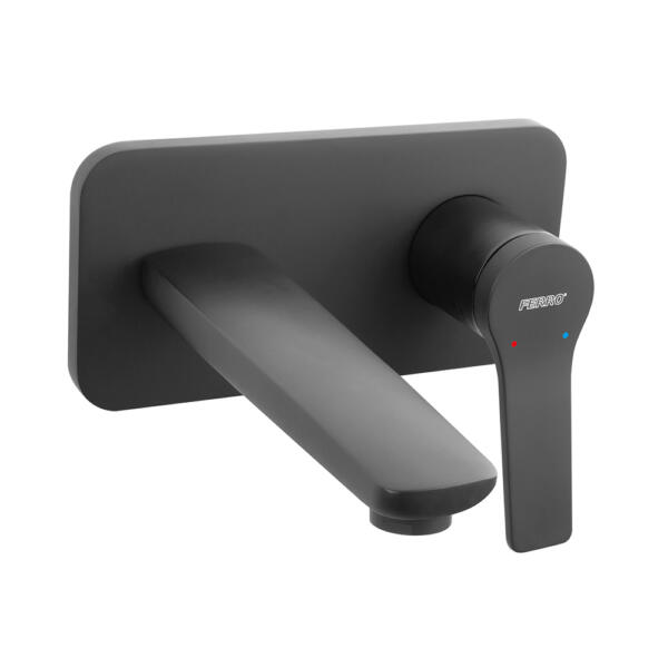 Ugradna baterija za lavabo Stratos Black BSC3PABL - Слика 1