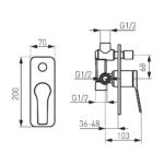 Ugradna baterija Stratos Black BSC7PBL - Слика 2