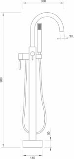 Concept Nora slavina za kadu