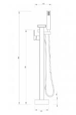 Concept boca slavina za kadu