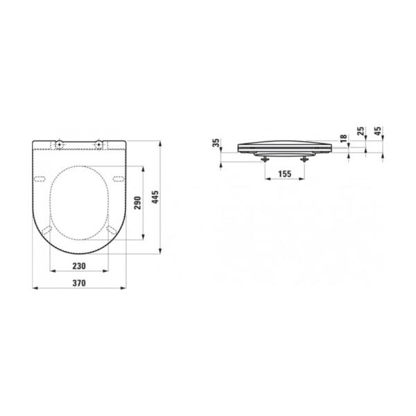 WC Daska Laufen PRO slim softclose - Slika 5
