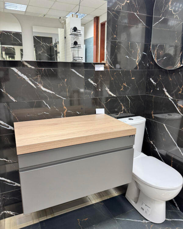 Ormarić LINEART NOTTE oak bez lavaboa - Слика 3