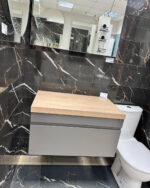 Ormarić LINEART NOTTE oak bez lavaboa - Слика 2