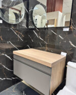 Ormarić LINEART NOTTE oak bez lavaboa - Слика 5